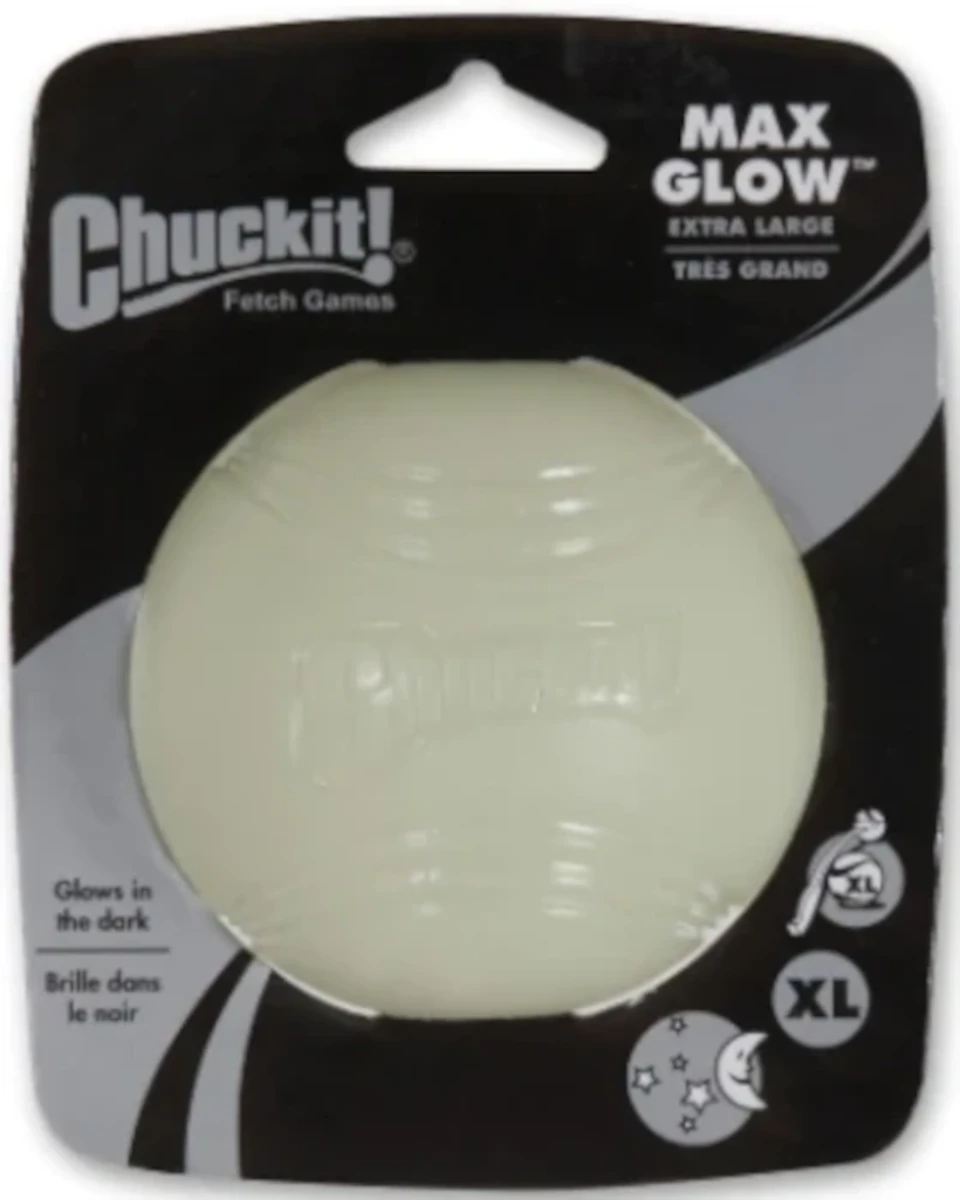 Chuckit Max Glow Ball for Dogs Chuckit Max Glow Ball for Dogs