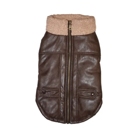 Fashion Pet Brown Bomber Dog Jacket