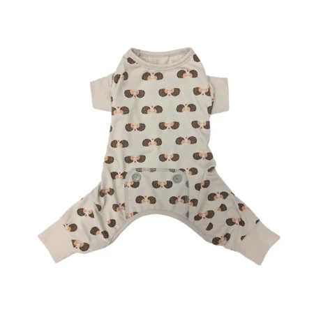 Hedgehog Dog Pajamas Gray
