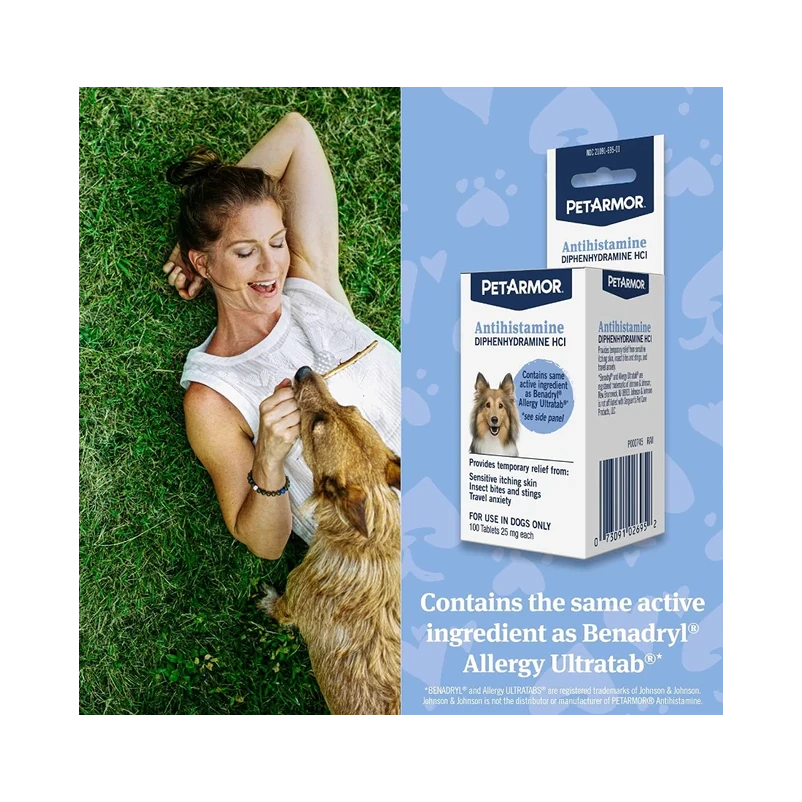 PetArmor Antihistamine Medication for Allergies for Dogs5 PetArmor Antihistamine Medication for Allergies for Dogs5