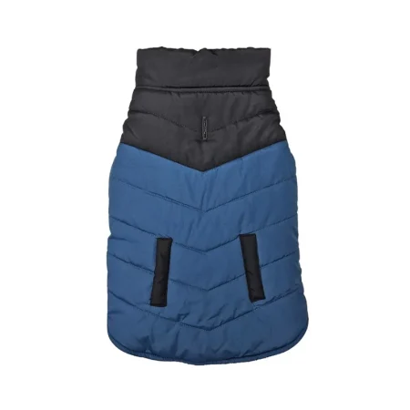 Reversible Color Block Puffer Dog Jacket