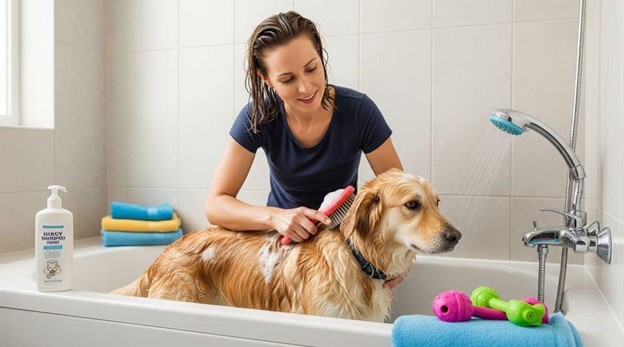 How to Give a Dog a Proper Bath at Home